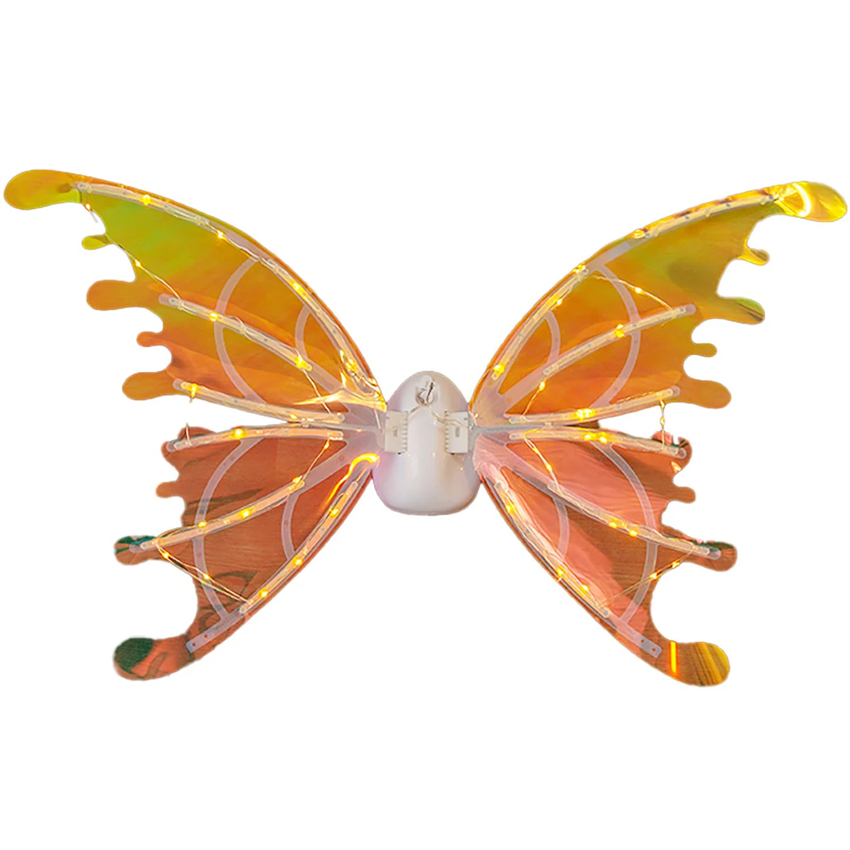 Fantasia de borboleta com LED para cães