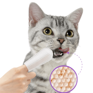 Lenço de Limpeza Dental para Cães e Gatos