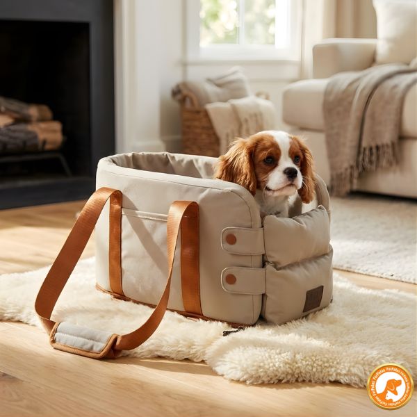 Bolsa de Transporte Pet para Carro com Almofada Confortável – Up4You™ | Segurança e Conforto no Passeio