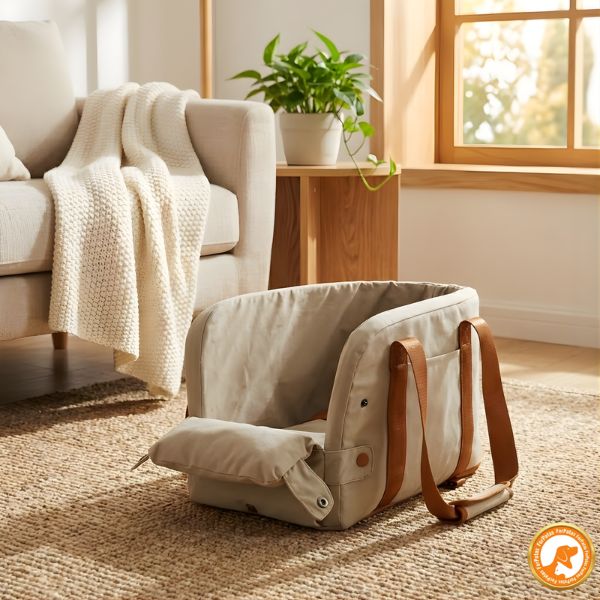 Bolsa de Transporte Pet para Carro com Almofada Confortável – Up4You™ | Segurança e Conforto no Passeio - Imagem 3