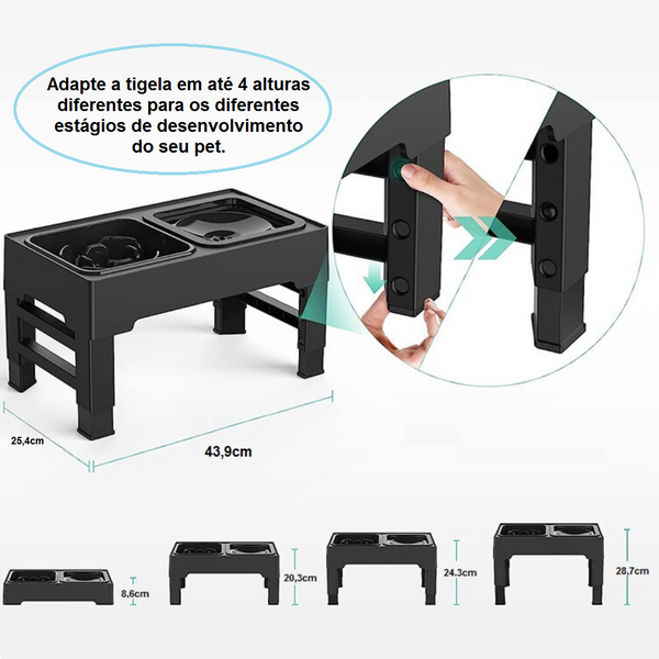 Tigelas do alimentador