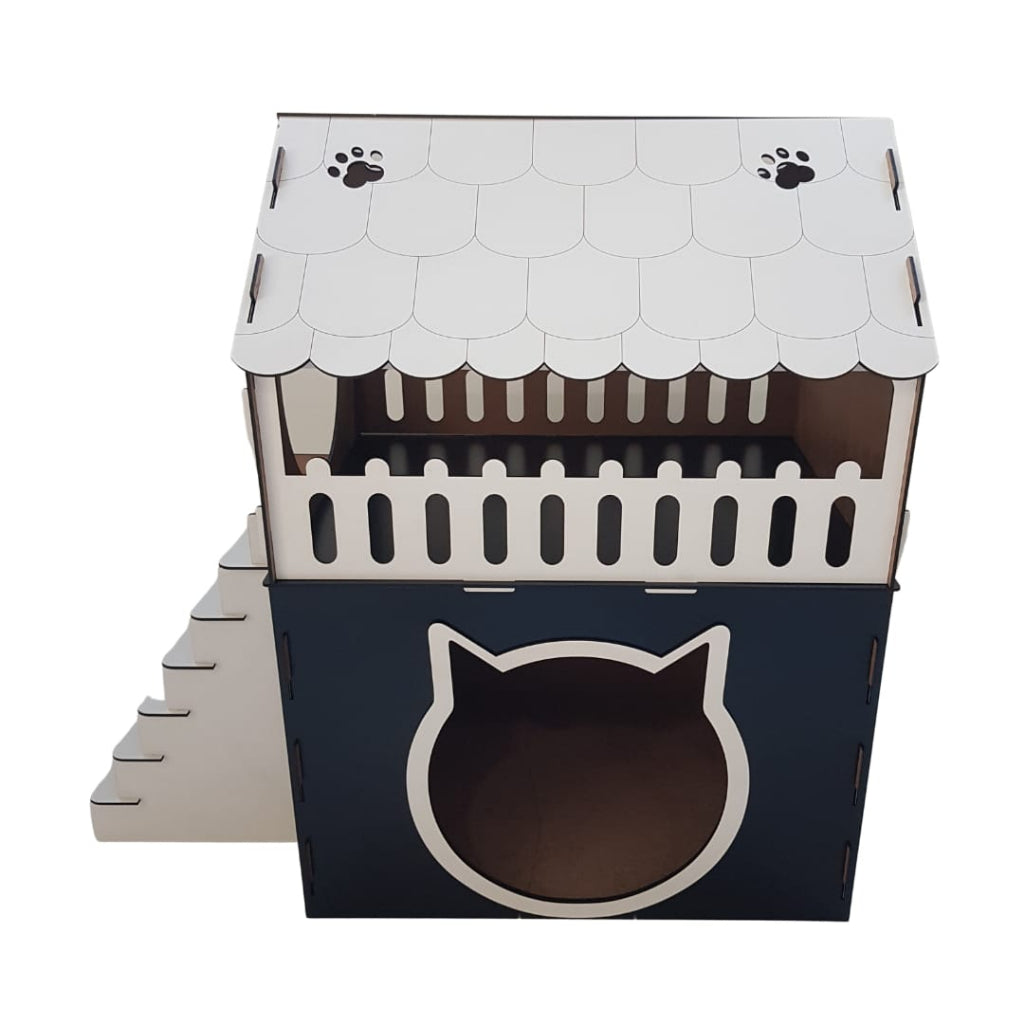Casinha Duplex CatHouse™ – 2 Andares, Aventura e Conforto - Imagem 5