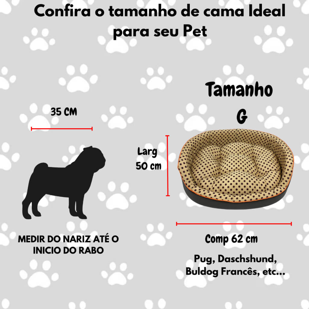 Cama Macia Lavável para Cachorro e Gato Modelo Europa - Imagem 8