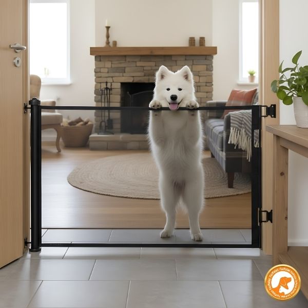 Portão Telescópico Super Reforçado para Pets – Retrátil 1,50m a 3m | ForPatas - Imagem 2