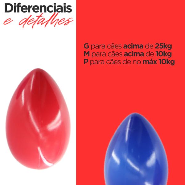Brinquedo Mordedor Ovo Maluco para Cães – Barkify™ | Movimento Irregular e Alta Resistência - Imagem 3