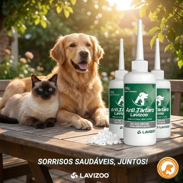 Gel Anti Tártaro Lavizoo + Dedeira – Higiene Bucal e Hálito Fresco para Pets | ForPatas - Imagem 3