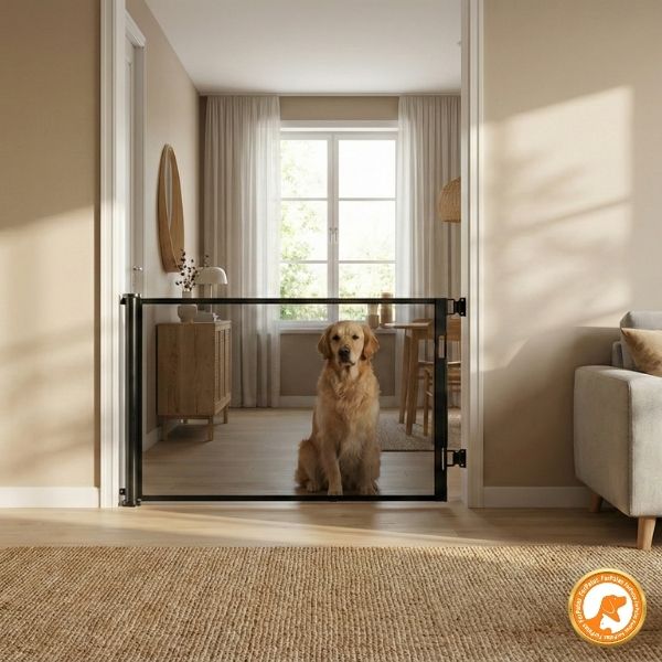 Portão Telescópico Super Reforçado para Pets – Retrátil 1,50m a 3m | ForPatas - Imagem 4