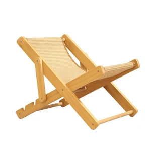 Arranhador P/ Gato Juta Cadeira Portatil 3 Niveis De Altura Entreterimento Para Pet