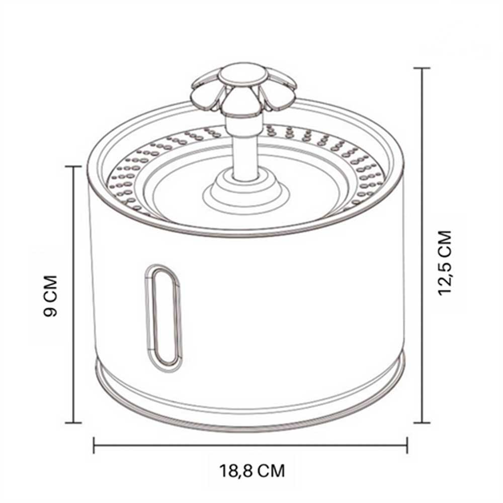Bebedouro Gato Automático - Muttly™ - Imagem 4