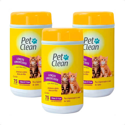 Kit com 3 Pacotes de Lenços Umedecidos para Pets – Higiene Rápida e Segura - Imagem 8