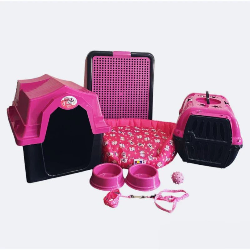 Kit Enxoval para Cachorro de Pequeno Porte com Cama Sanitário e Acessórios Lupzy - Imagem 4