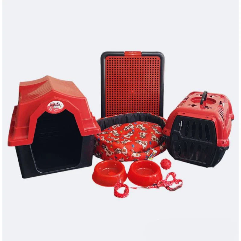 Kit Enxoval para Cachorro de Pequeno Porte com Cama Sanitário e Acessórios Lupzy - Imagem 6