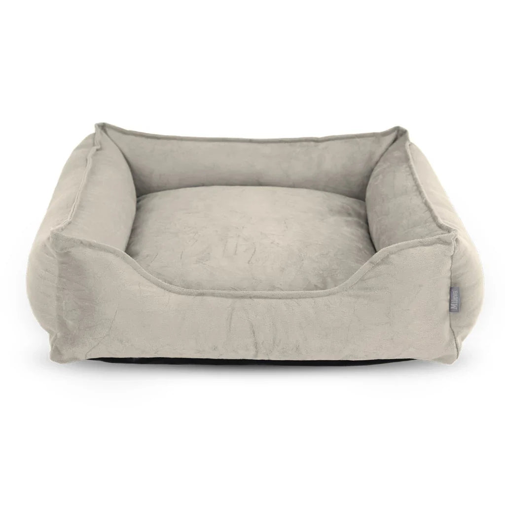Cama Pet Suede com Zíper e Fundo Impermeável – Mileva | Conforto Aconchegante para Todos os Portes - Imagem 3