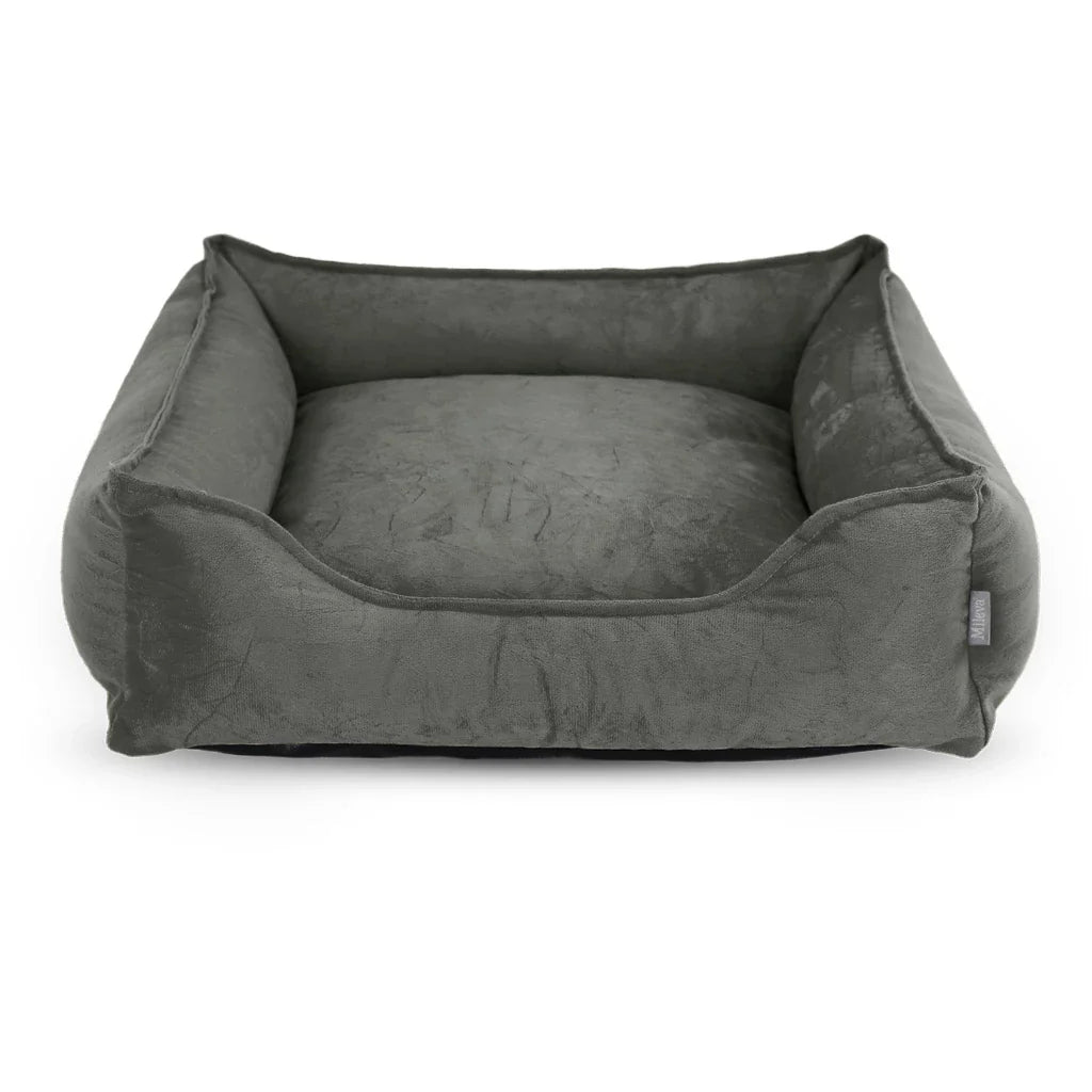 Cama Pet Suede com Zíper e Fundo Impermeável – Mileva | Conforto Aconchegante para Todos os Portes - Imagem 11
