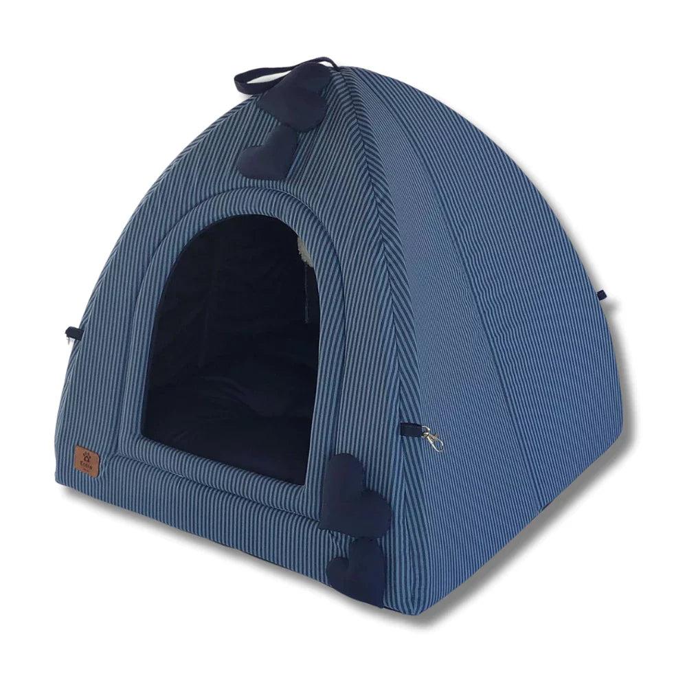 Cama Toquinha Pet Iglu Luxo com Almofada Removível para Cães e Gatos – CozyIglu™ | Aconchego Premium - Imagem 8