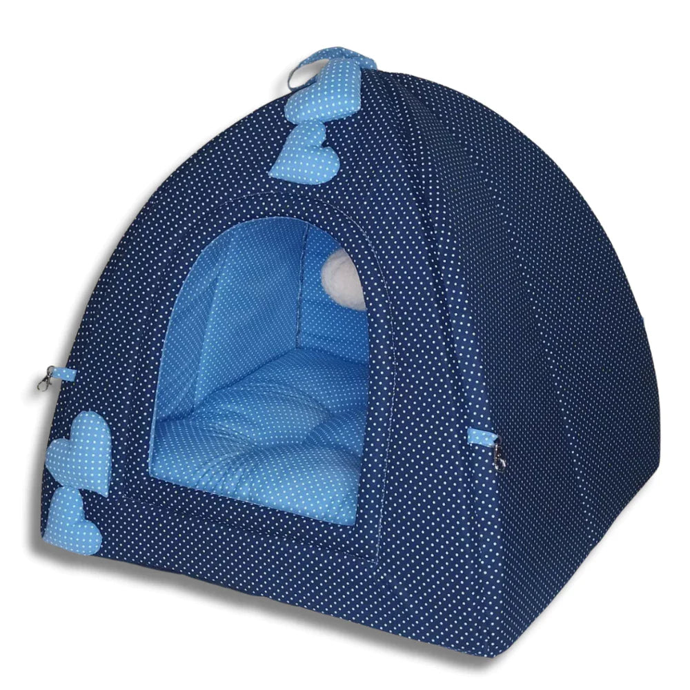 Cama Toquinha Pet Iglu Luxo com Almofada Removível para Cães e Gatos – CozyIglu™ | Aconchego Premium - Imagem 5
