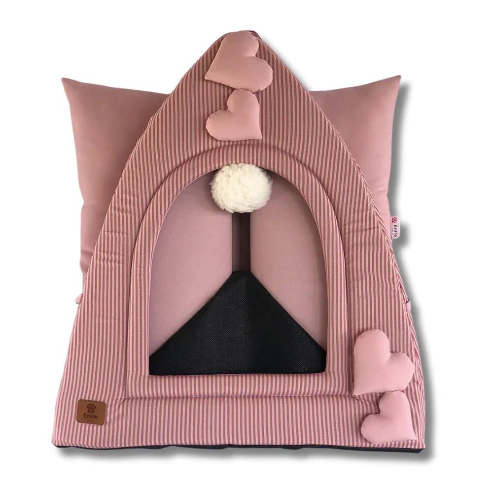 Cama Toquinha Pet Iglu Luxo com Almofada Removível para Cães e Gatos – CozyIglu™ | Aconchego Premium - Imagem 3