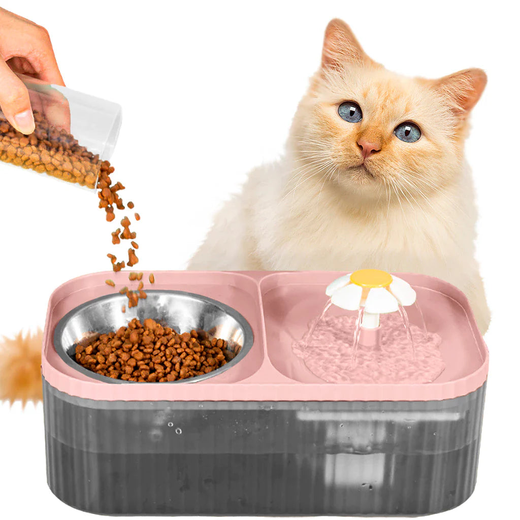 Fonte Bebedouro Elevada Automática Inox 3L para Cães e Gatos – Hydropet™ | Hidratação Saudável e Conforto Diário - Imagem 7