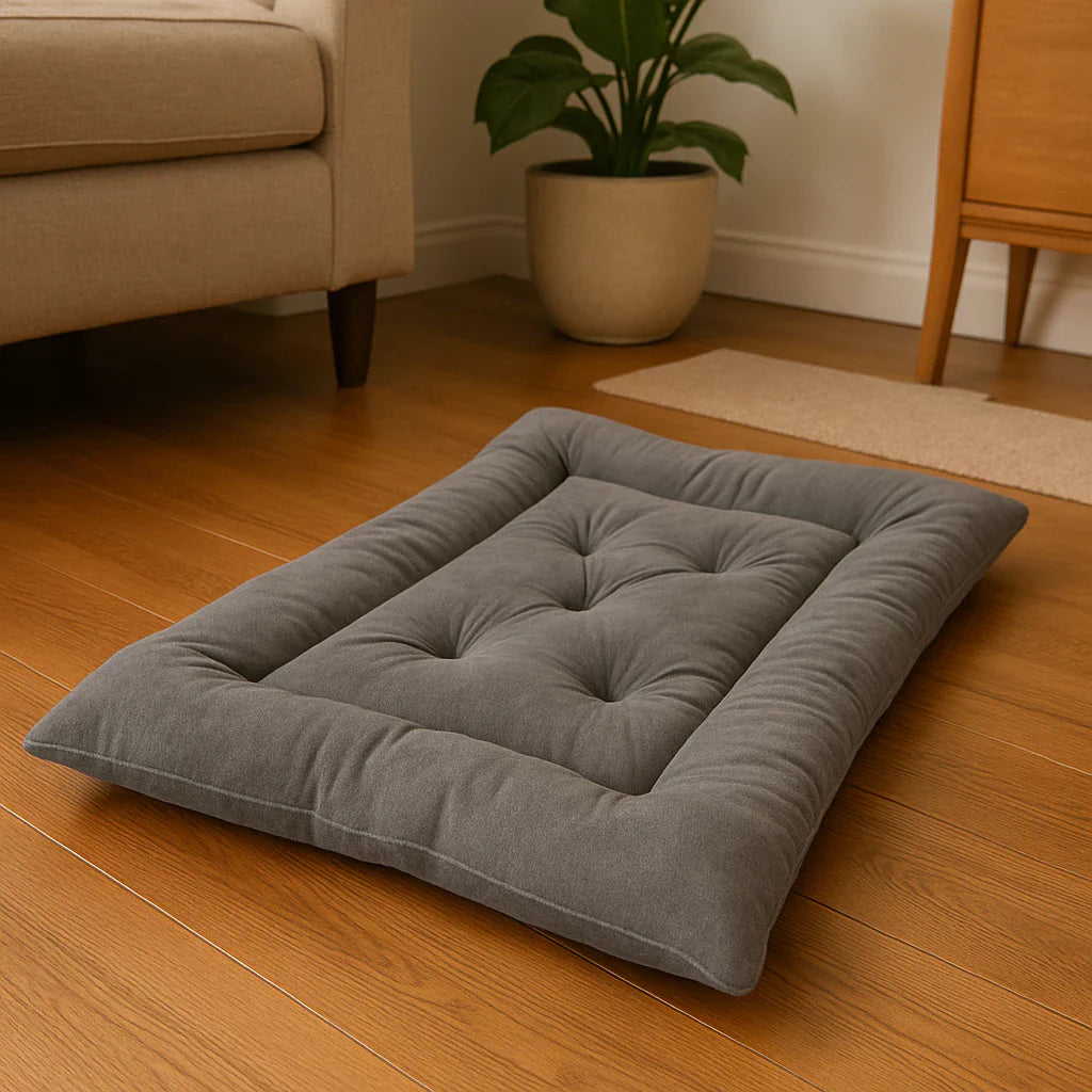 Colchão Pet Luxo com Capitonê ForPatas™ – Conforto Macio e Sofisticação em Várias Cores
