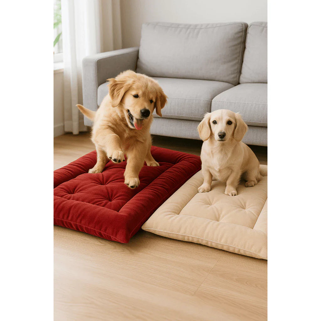 Colchão Pet Luxo com Capitonê ForPatas™ – Conforto Macio e Sofisticação em Várias Cores - Imagem 3