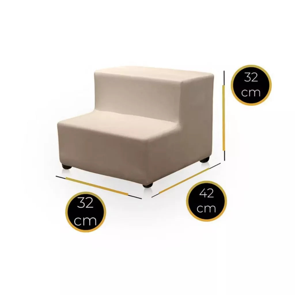 Escada Pet 2 Degraus em Suede Antiderrapante – Duty™ | Acesso Seguro e Conforto Imediato - Imagem 5