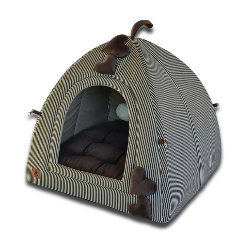 Cama Toquinha Pet Iglu Luxo com Almofada Removível para Cães e Gatos – CozyIglu™ | Aconchego Premium - Imagem 7