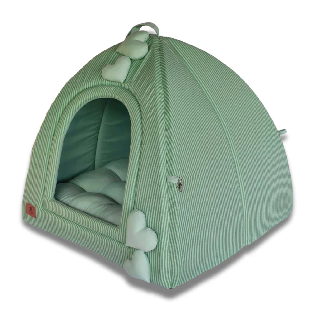 Cama Toquinha Pet Iglu Luxo com Almofada Removível para Cães e Gatos – CozyIglu™ | Aconchego Premium - Imagem 6