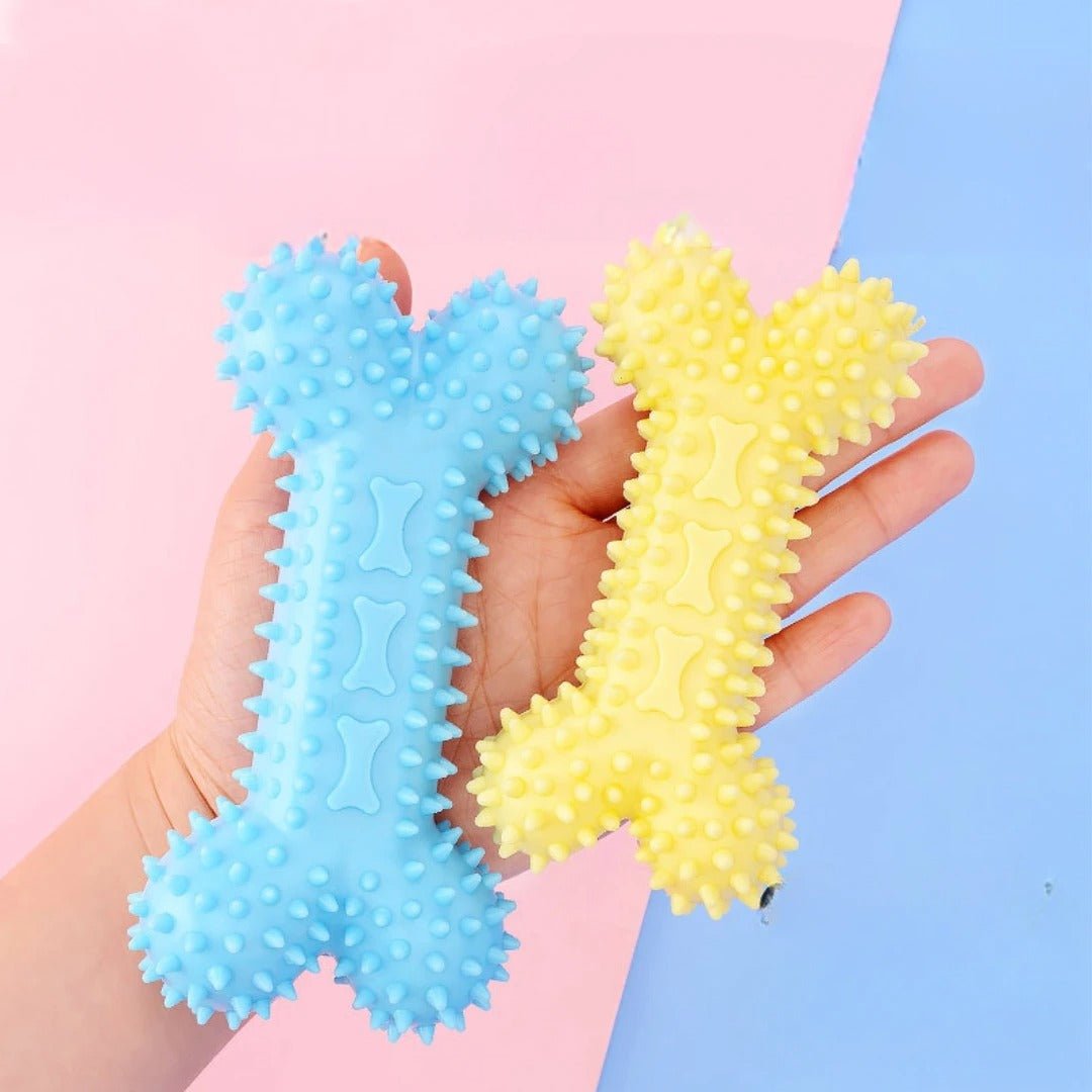 Kit Mordedor Porta Petisco Ossinho para Filhote - Snouty™ - Imagem 2