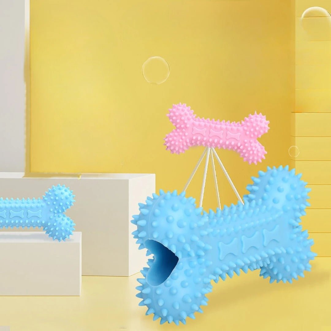 Kit Mordedor Porta Petisco Ossinho para Filhote - Snouty™ - Imagem 3