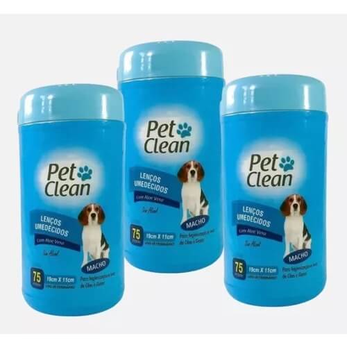 Kit com 3 Pacotes de Lenços Umedecidos para Pets – Higiene Rápida e Segura - Imagem 5