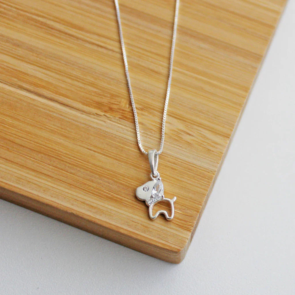 Colar Cachorro com Zircônias em Prata 925 – Lupzy™ | Brilho e Amor Pet - Imagem 2
