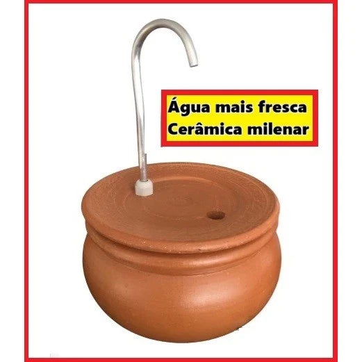 Bebedouro em Cerâmica Sustentável com Filtro de Barro 2,5L para Cachorro e Gato Bivolt HydroClay™ - Imagem 2
