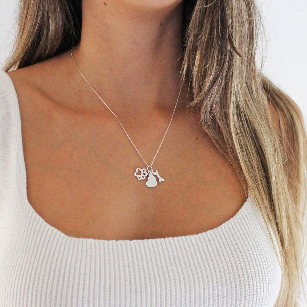 Colar Patuá Amor por Cachorro em Prata 925 – Lupzy™ | Símbolos de Amor Pet - Imagem 3