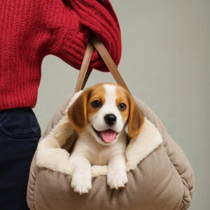 Cama Bolsa Portátil Multifuncional 2 em 1 com Alça para Cachorro e Gato Lavável Woofline™