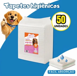 Tapete Higiênico Para Cachorro Descartável Ultra Absorvente PADS PRIME 80X60 50UN