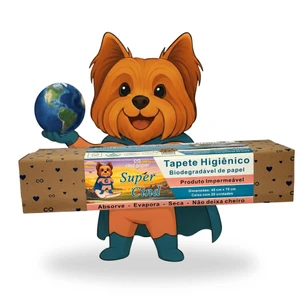 Tapete Higiênico Tradicional Ecológico & Biodegradável - Medida 48x70 cm - Caixa com 20 unidades